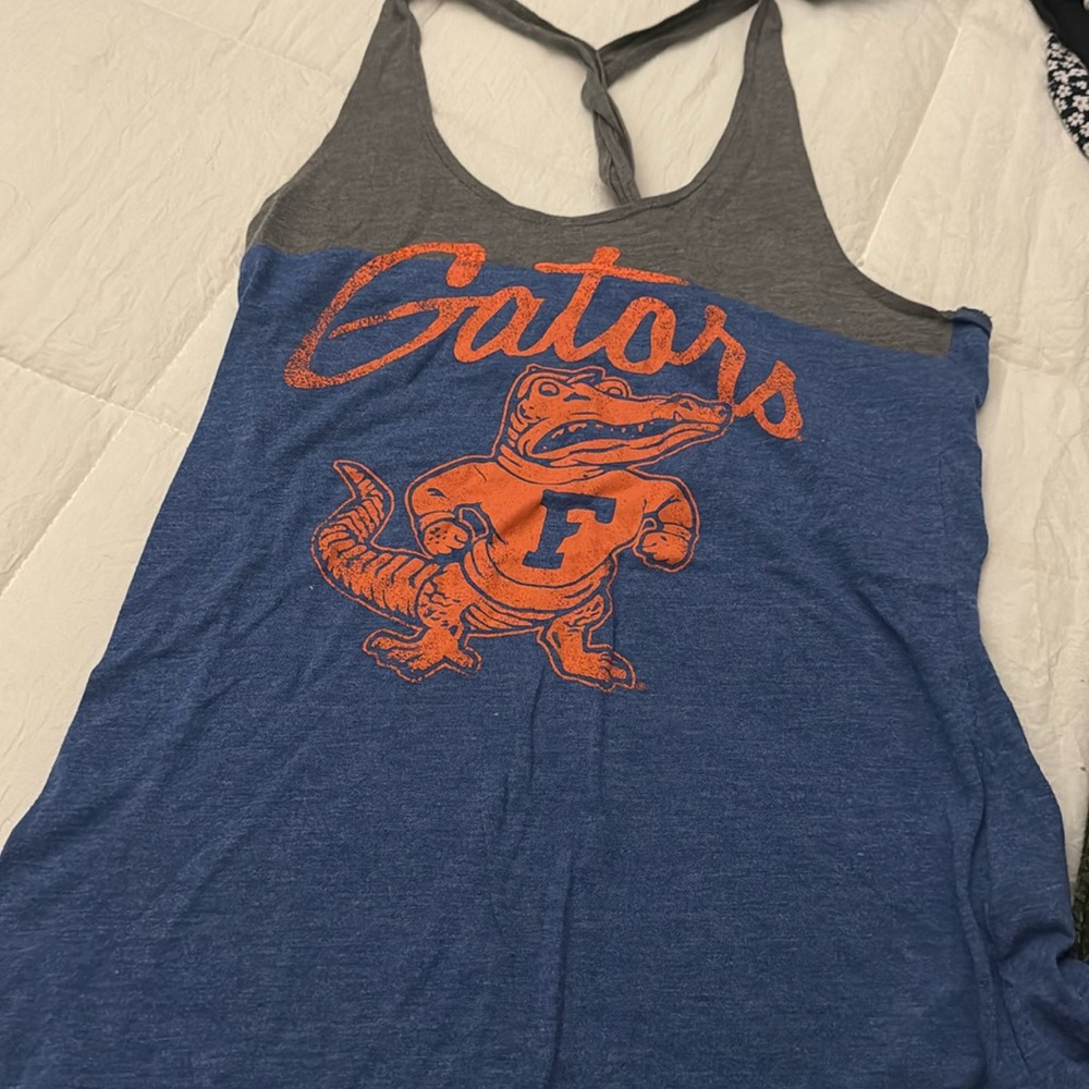 Gators, gray blue orange tank university of Florida